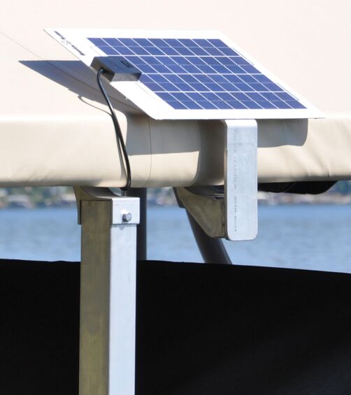 Doblez Por Santo Soporte de soporte para panel solar - Basta Boatlifts