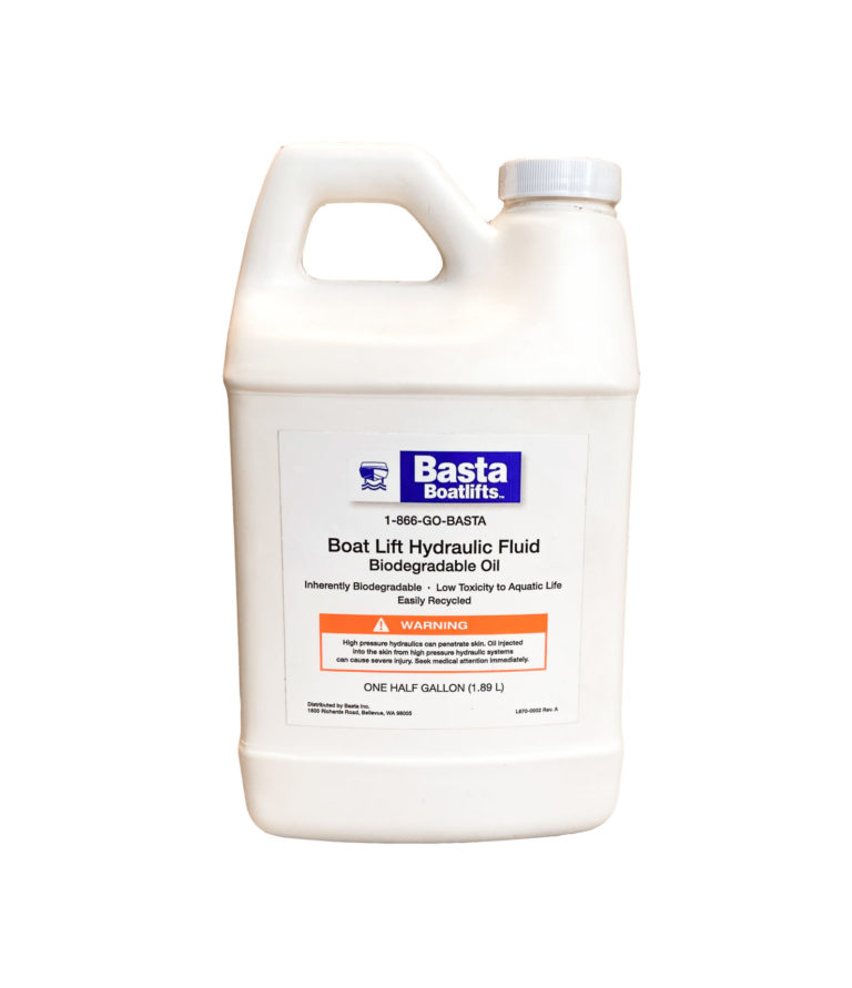 Biodegradable Hydraulic Fluid, 1/2 Gallon Basta Boatlifts